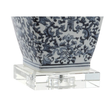 May 28" Ceramic/Crystal LED Table Lamp - JONATHAN Y